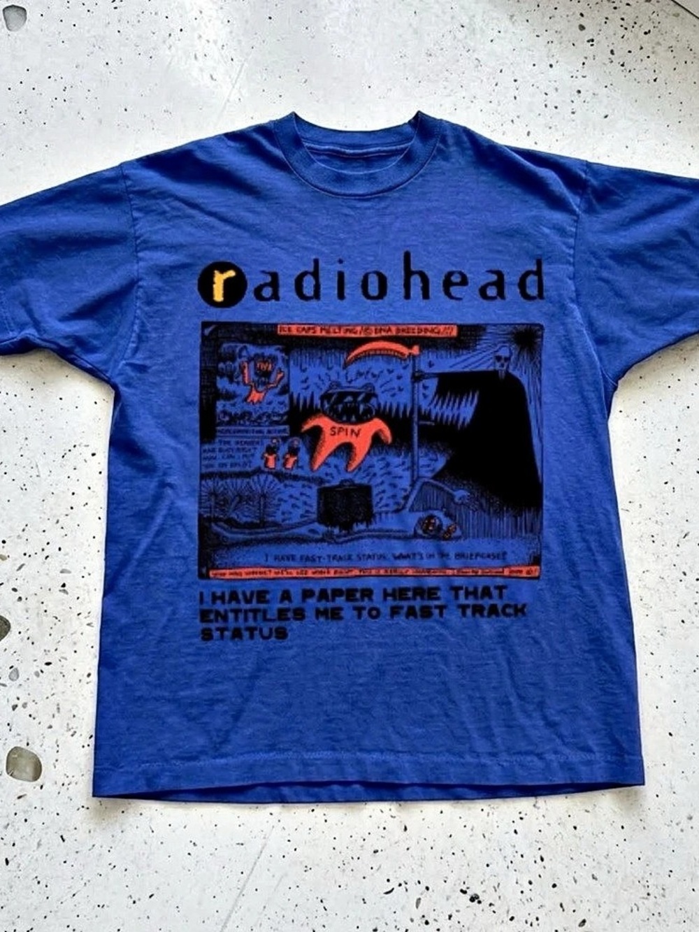 Gildan royal blue, Heavy Cotton Tee Radiohead Graphic Tee